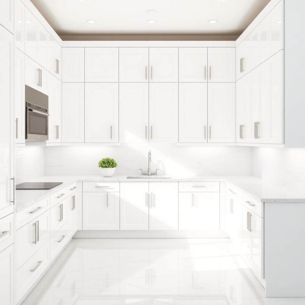 Pristine modern kitchen interior